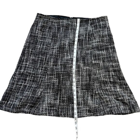 REITMANS Grey Tweed High Waisted Trumpet Knee Length Skirt 15 - Picture 6 of 8